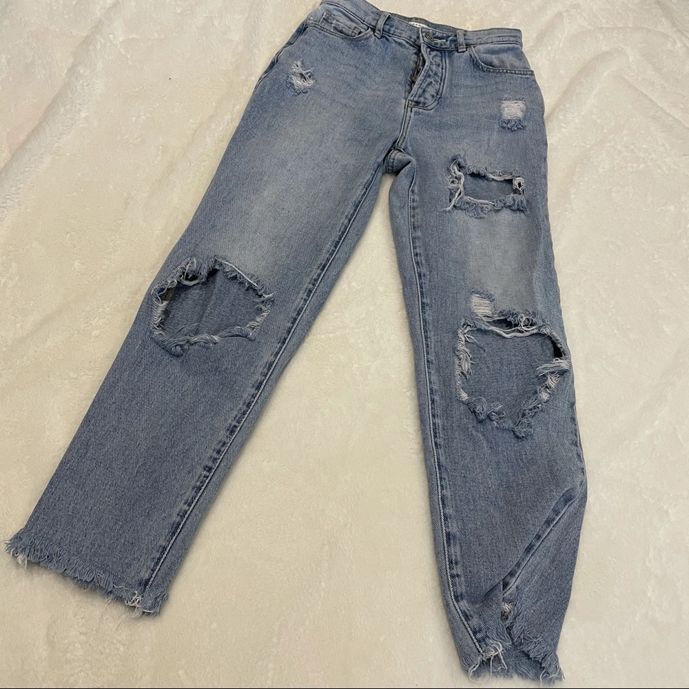 PACSUN HIGH RISE STRAIGHT JEAN